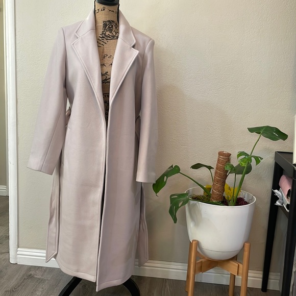 Light Grey Long Coat - Picture 5 of 8